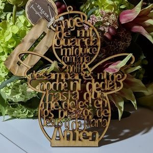 Handcarved Angel plaque